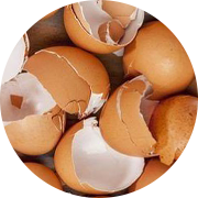 Ovocet-Eierschalen enthalten ein hoch bioverfügbares natürliches Calciumcarbonat, das es zu einem wichtigen Bestandteil von SynerThrose macht, dem SynerJ-Health-Produkt (Jacques Prunier), das zur Linderung von Arthrose und Arthritis, Arthritis und Knochenschmerzen beitragen soll. und artikulär.